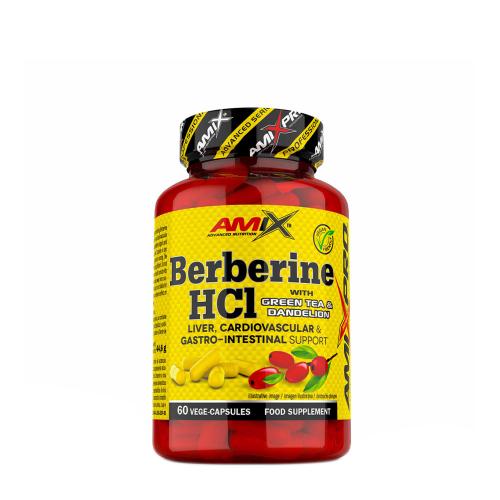 Berberine HCl With Green Tea & Dandelion 60 kapszula - Amix Nutrition