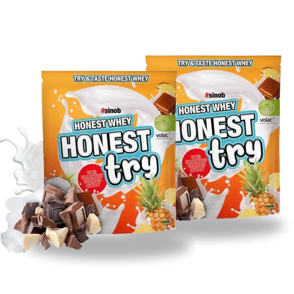 450g Sinob Honest Whey Fehérje + Ajándék Fehérje Ingyen