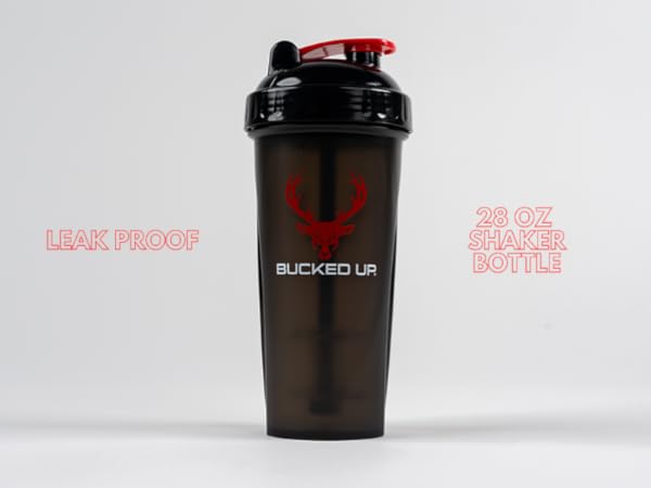 Shakers Bucked Up Shaker Fekete/Piros 800ml - Performa