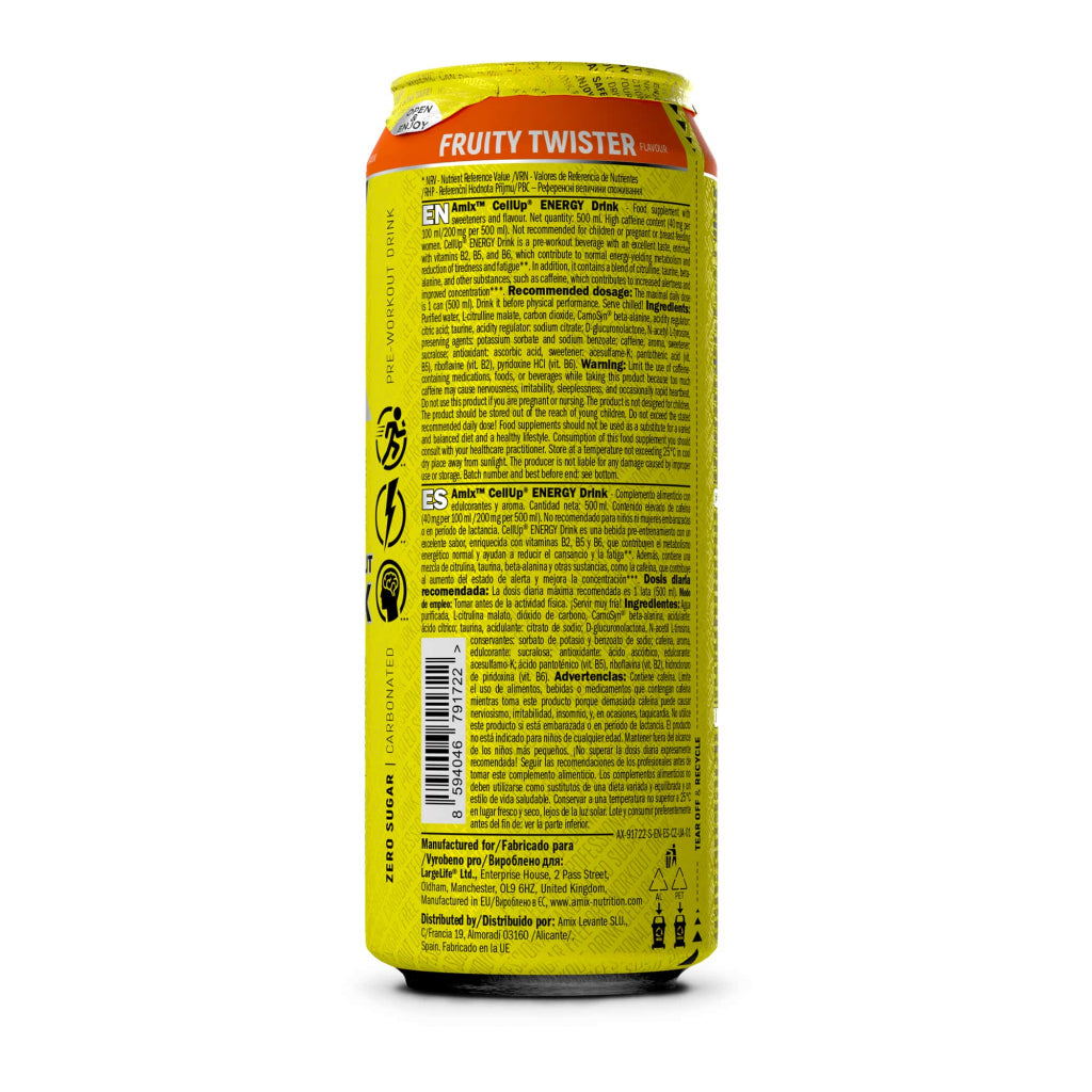 CellUP PreWorkout Drink 500ml - Amix Nutrition