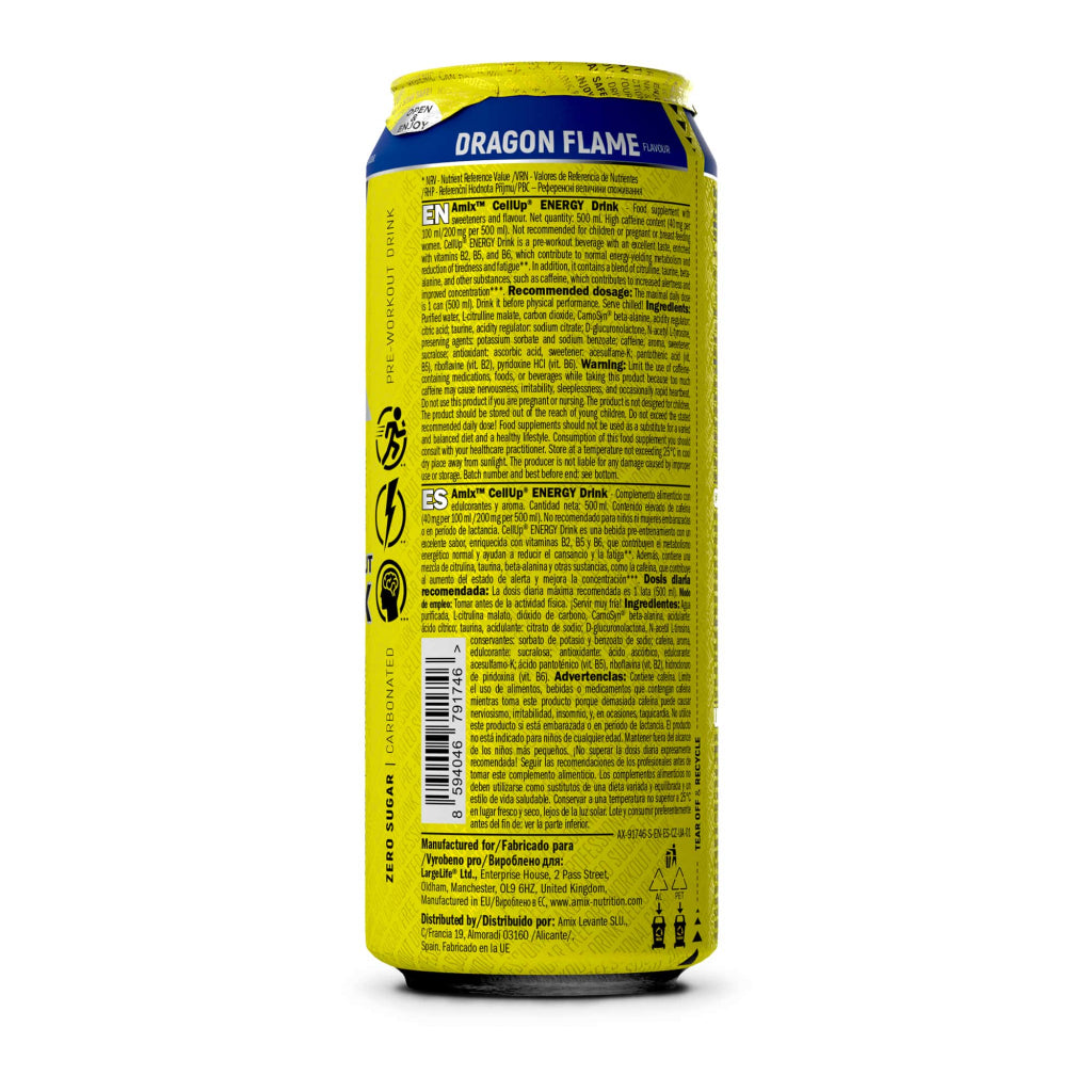 CellUP PreWorkout Drink 500ml - Amix Nutrition
