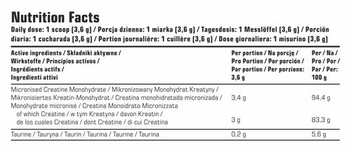 7Nutrition Kreatin Monohidrát 500g