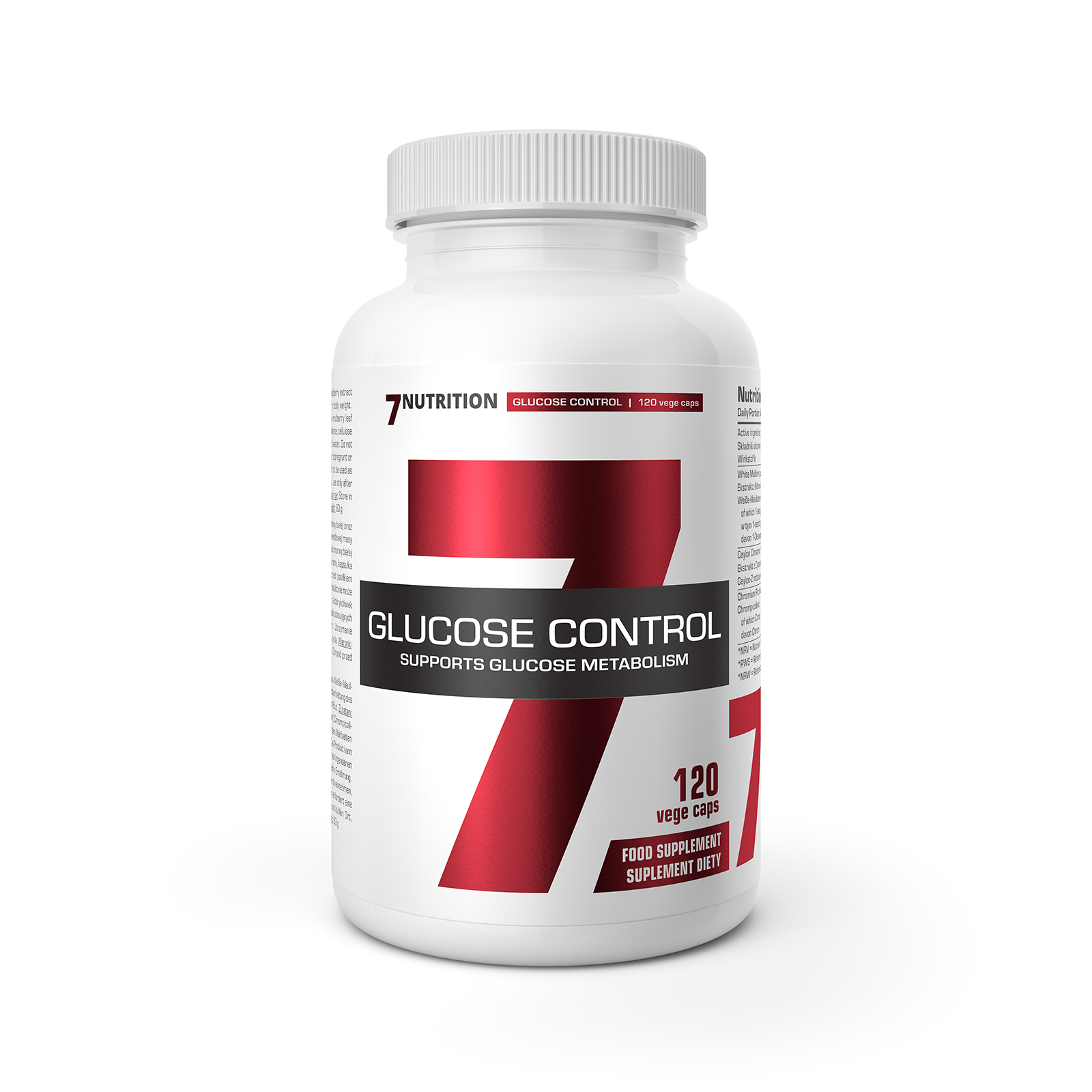 7Nutrition Glucose Control 120db vegán kapszula