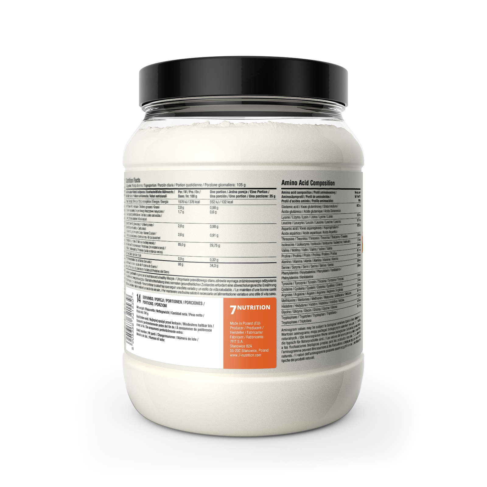 7NUTRITION WHEY ISOLATE 90 500G