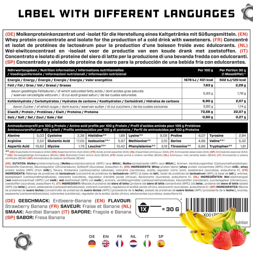 Whey Protein Komplex 1000g German Elite Nutrition