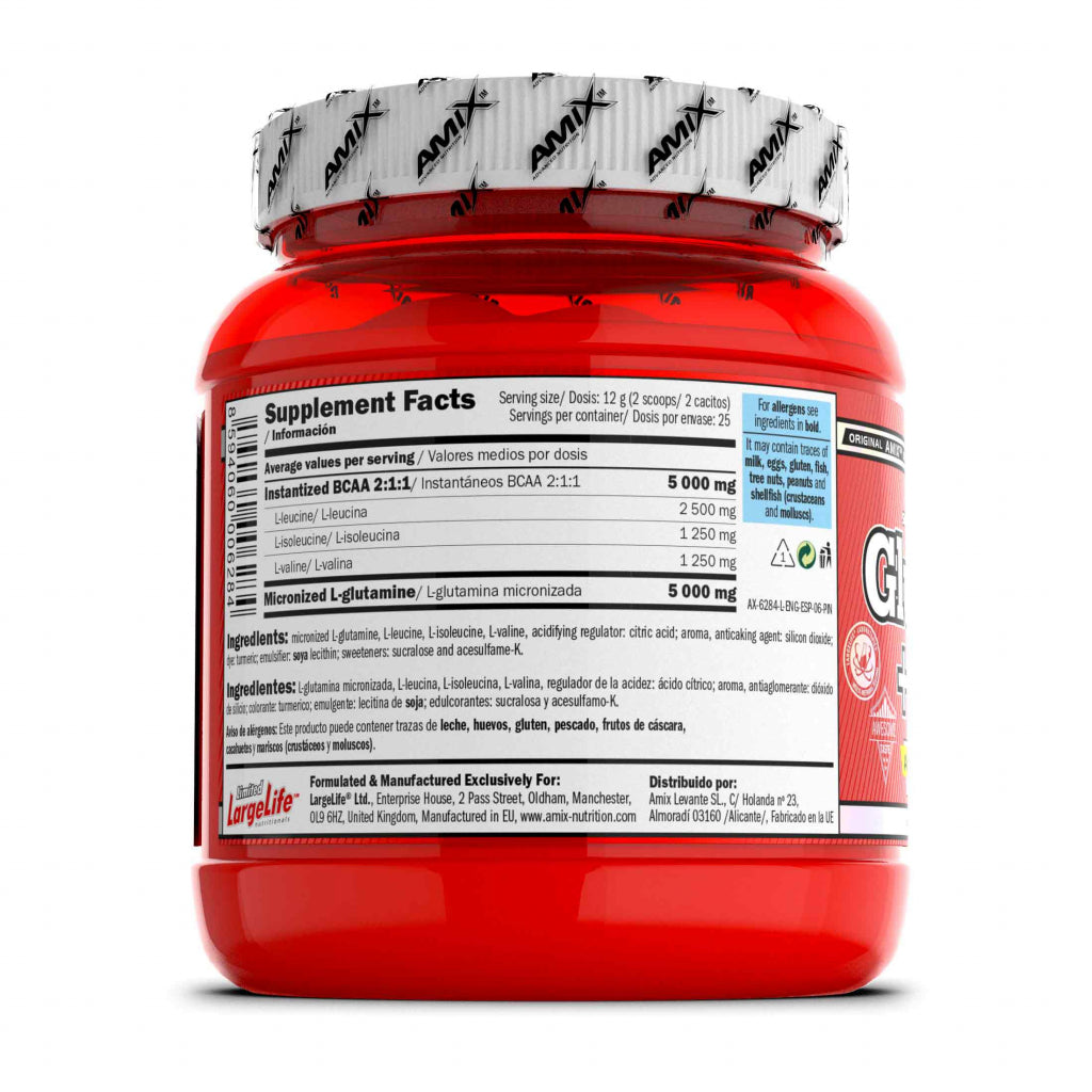 Glutamine + BCAA Por - Amix
