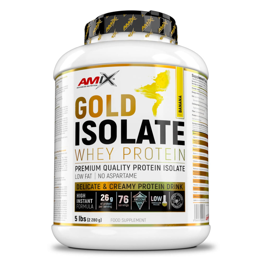 Gold Whey Protein Isolate 2280g - Amix Nutrition